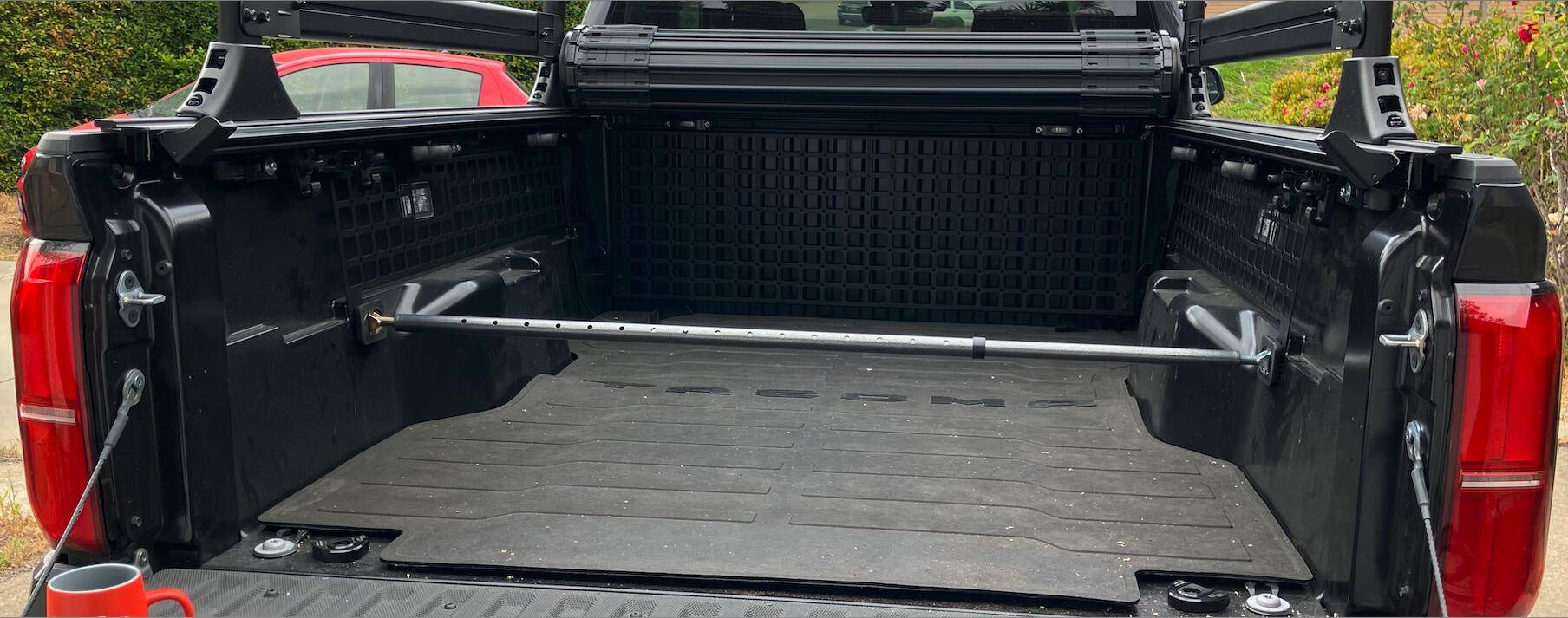 2024 Tacoma Finally pulled the trigger on bed cover & rack combo: BAK Revolver X4ts + Elevate rack from Realtruck openbed