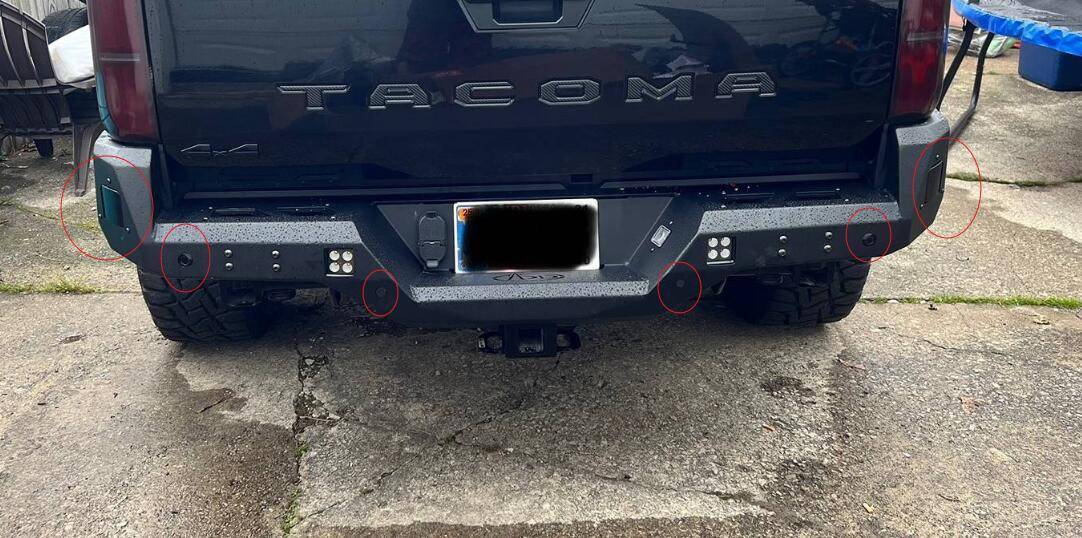 2024 Tacoma Need help with sensor issues on ADD rear bumper 1749321247624-jw