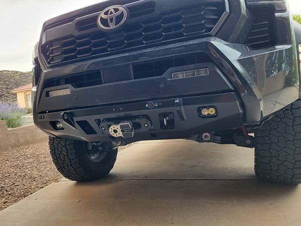 2024 Tacoma What did you do TO / WITH your 4th gen Tacoma today?! 👨‍🏭 🧰 📸 C4 Winch bumper-sm
