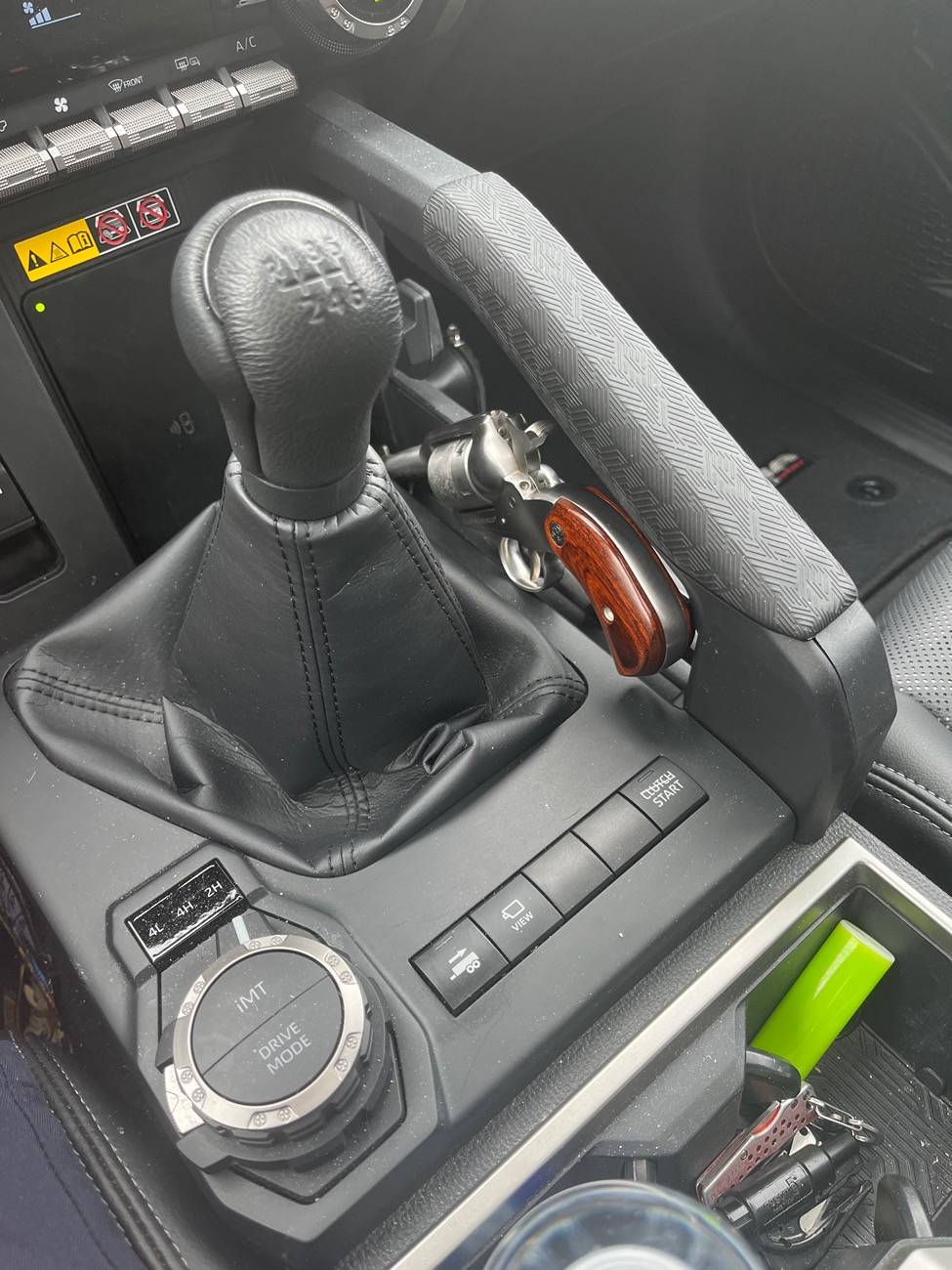 2024 Tacoma Interior mod - what to do with the side slot?! image1