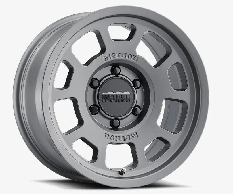 2024 Tacoma Method 705 +35 Offset (Titanium) & 285/70/17 KO3s on Off-Road Hybrid 1749772595805-ls