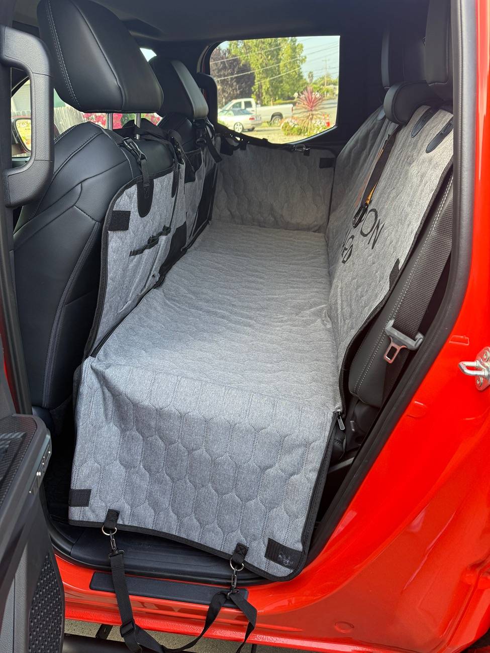 2024 Tacoma Trumgeta Dog Car Seat Cover Review IMG_4737
