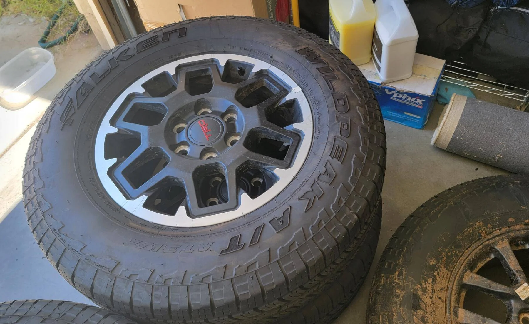 2024 Tacoma OEM 2024 Off-Road wheels and Falken Wildpeak 265/70/R18 tires (+Spare!) - Antioch, CA - $1200 1750396438810-di