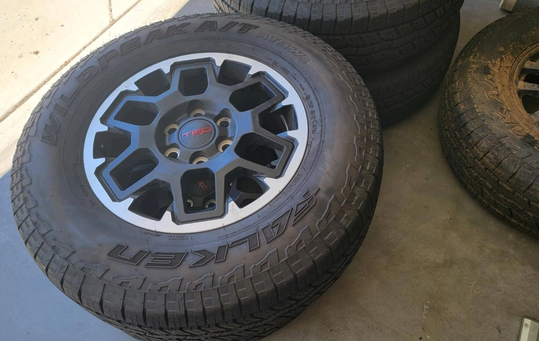 2024 Tacoma OEM 2024 Off-Road wheels and Falken Wildpeak 265/70/R18 tires (+Spare!) - Antioch, CA - $1200 1750396460209-bi