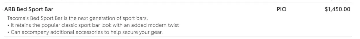 2024 Tacoma ARB Sport Rack: Antioch, CA $750 1750397540542-kn