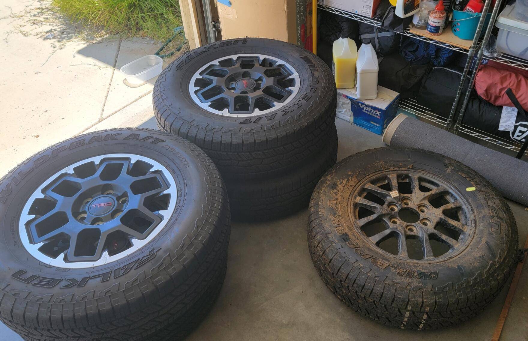 2024 Tacoma OEM 2024 Off-Road wheels and Falken Wildpeak 265/70/R18 tires (+Spare!) - Antioch, CA - $1200 1750398549910-kc
