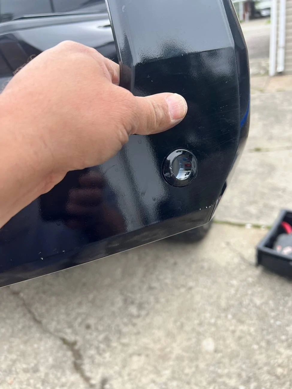 2024 Tacoma Installed latest Mod Addictive Desert Designs Rear Stealth Bumper IMG_6669