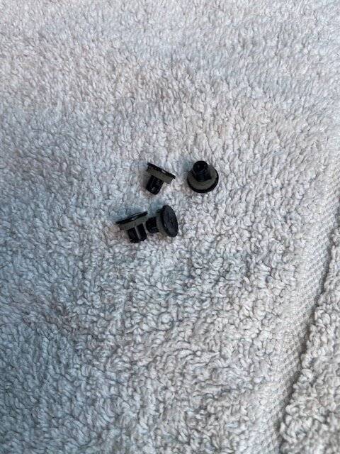 2024 Tacoma Installed OEM front door edge weather stripping IMG_1445