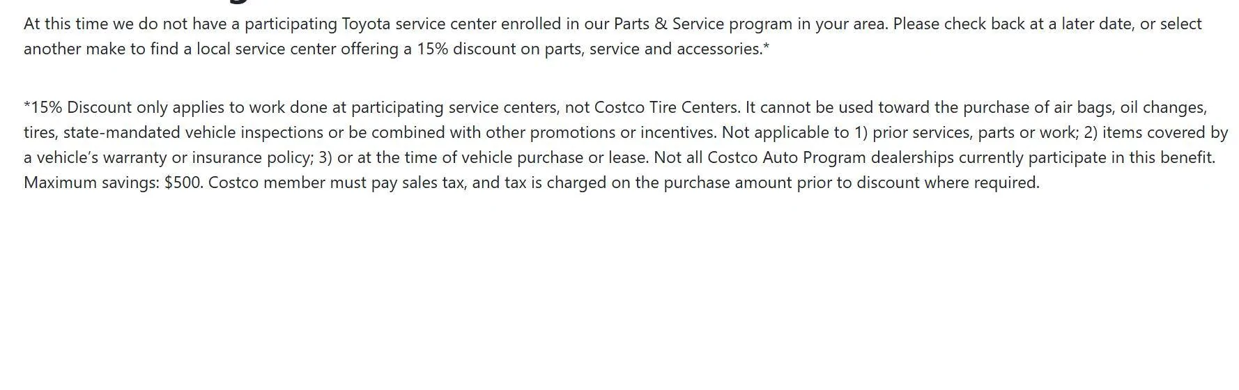 2024 Tacoma A reminder that if you are a Costco member you get 15% off at most local dealerships on parts and service 1751983275486-3v