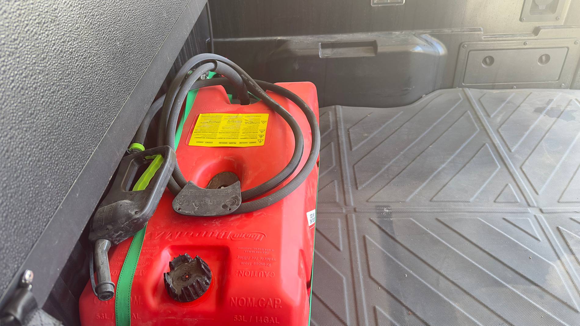 2024 Tacoma Trailhunter auxiliary gas tank IMG_9543