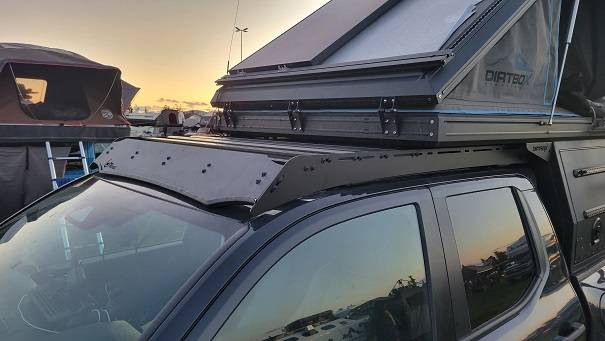 2024 Tacoma Dirtbox Overland Canopy/Camper + Prinsu Rack rack before_sm