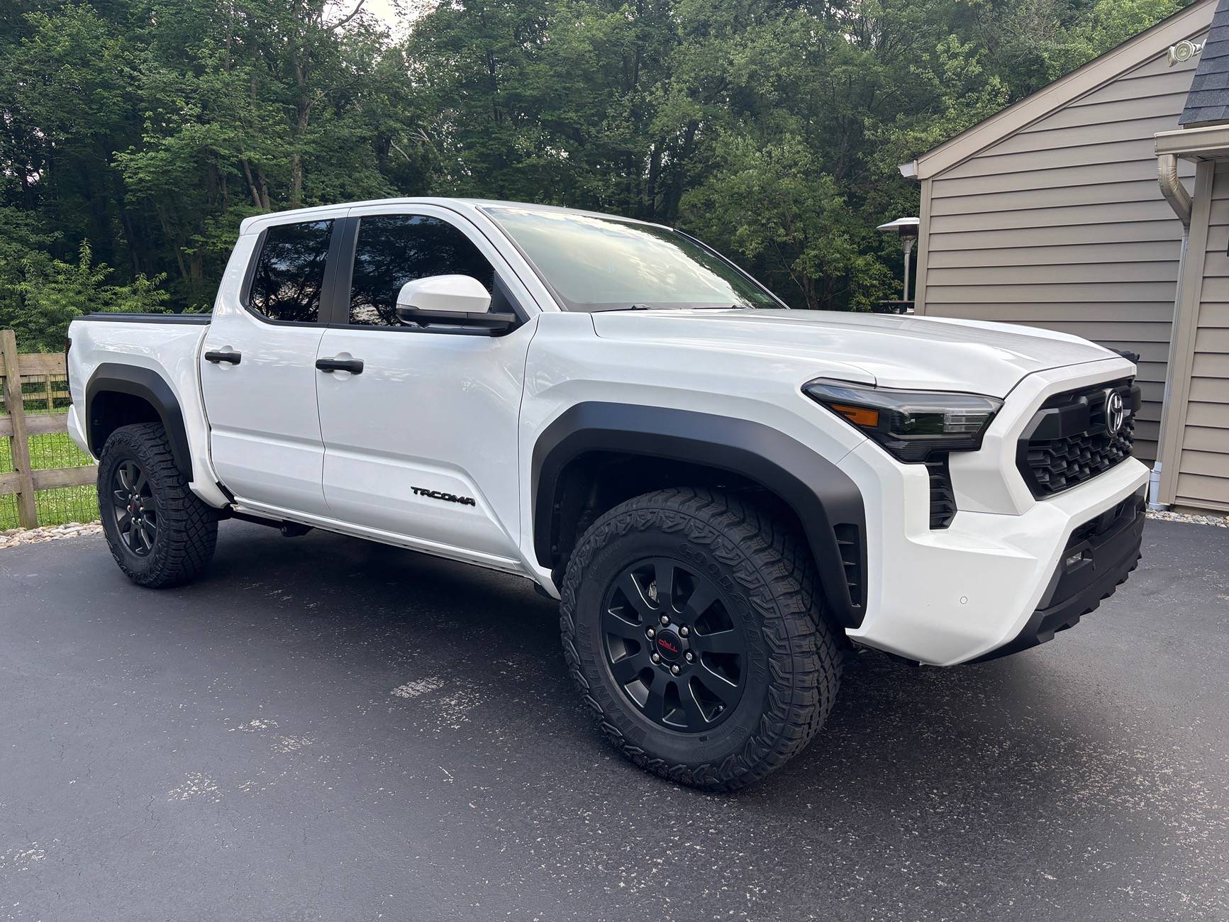 2024 Tacoma 275/70/18 tires with Land Cruiser Wheels on TRD ORP IMG_7310