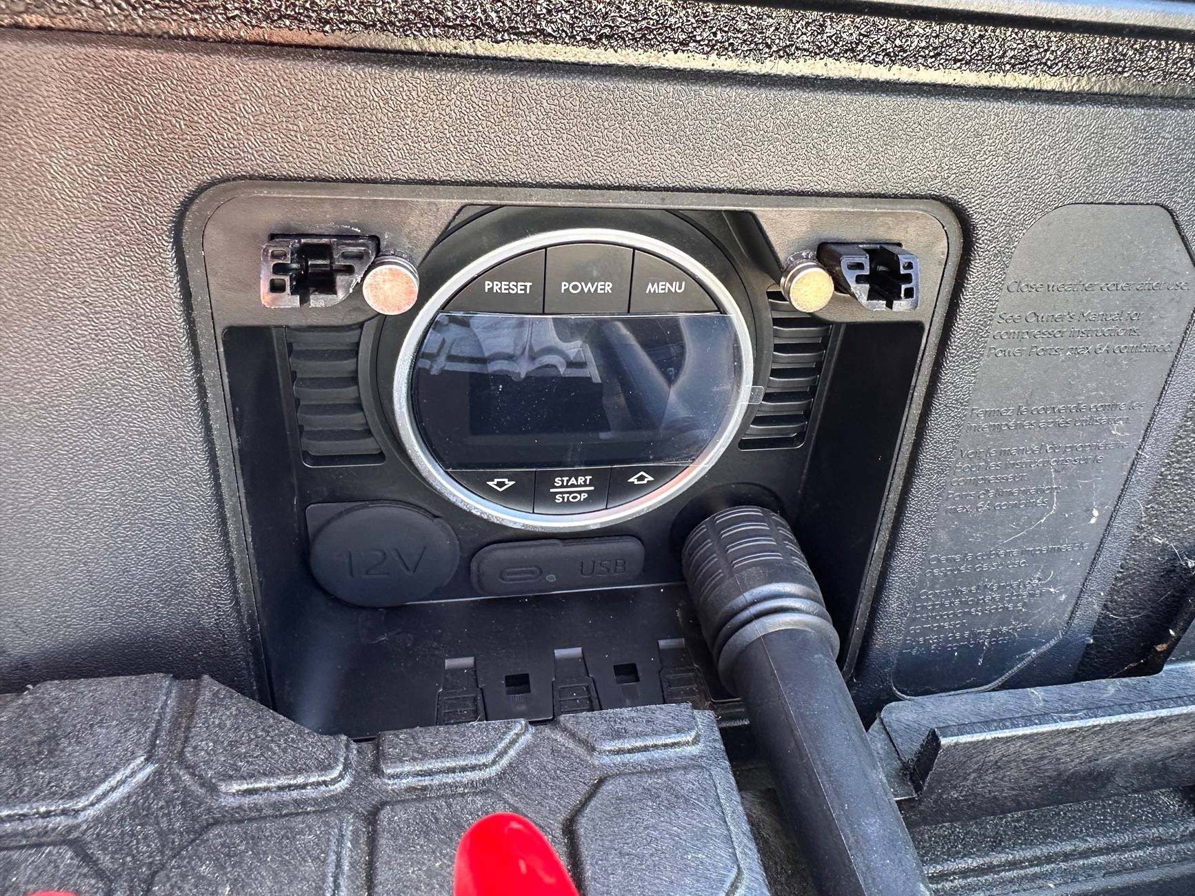 2024 Tacoma Trailhunter with Decked Storage - Air Compressor Clearance IMG_4550