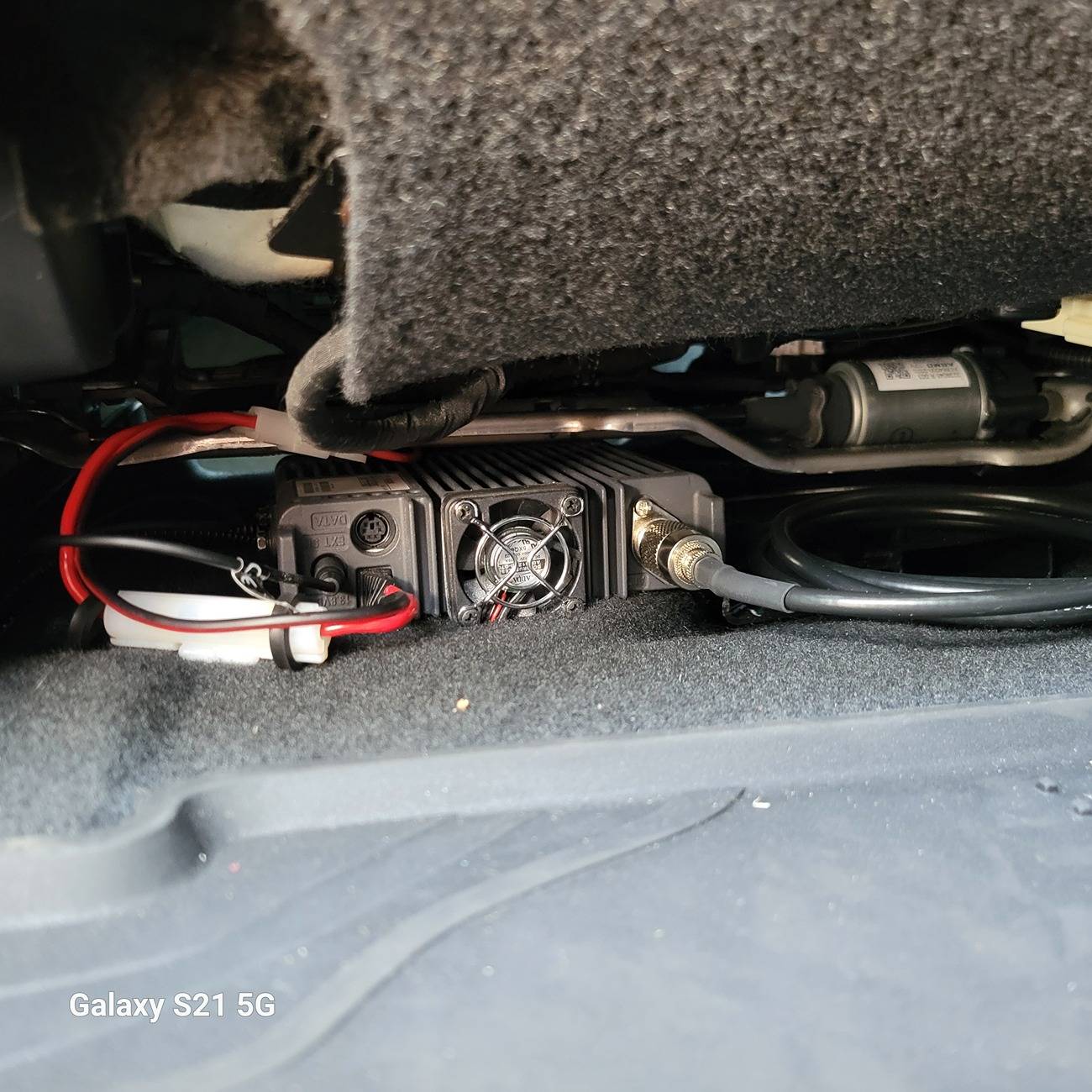 2024 Tacoma My Ham Radio mount location in 2024 Trailhunter 20240723_105943