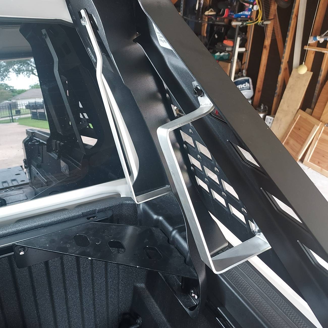 2024 Tacoma Installed extra storage in Trailhunter 20250713_162043
