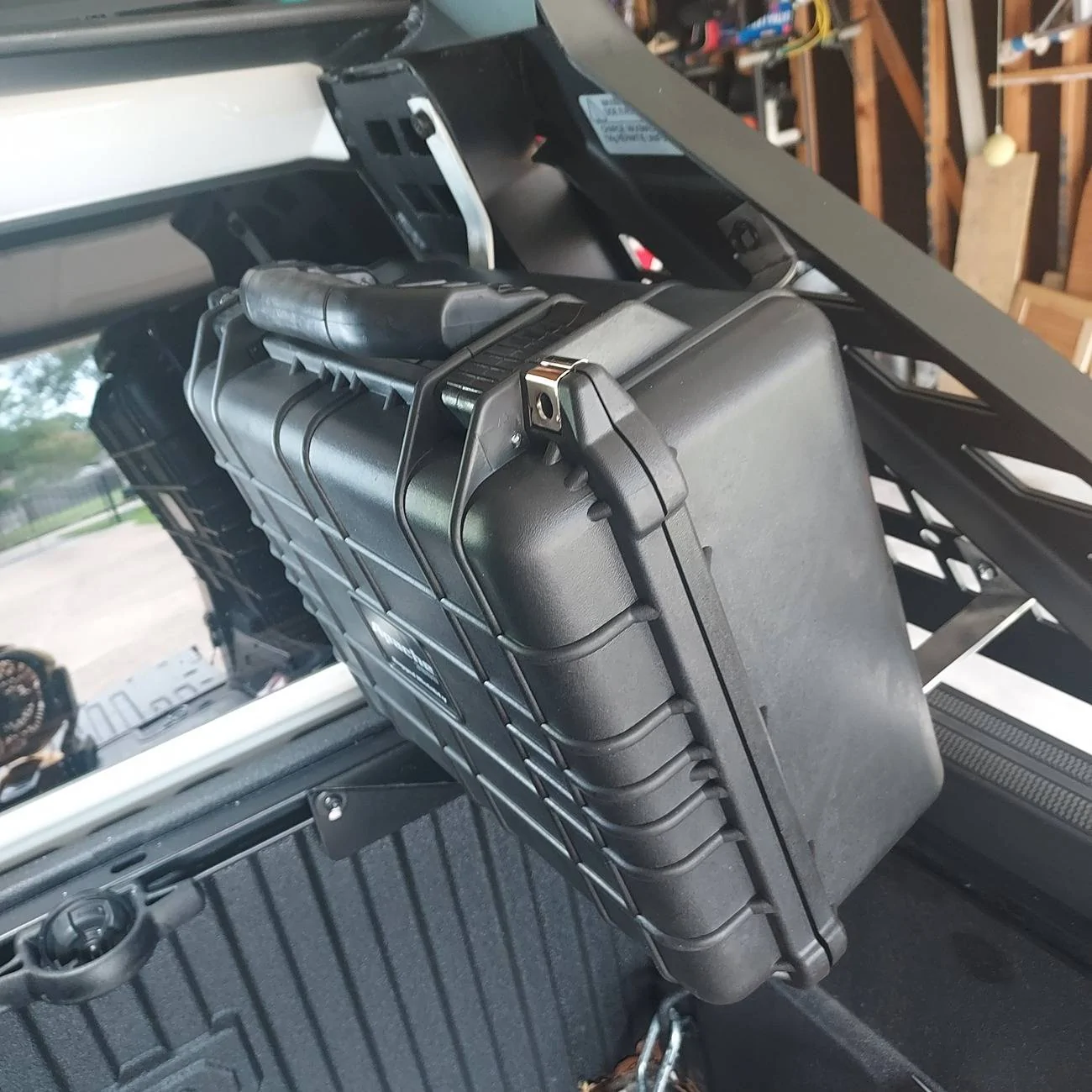 2024 Tacoma Installed extra storage in Trailhunter 20250713_164927