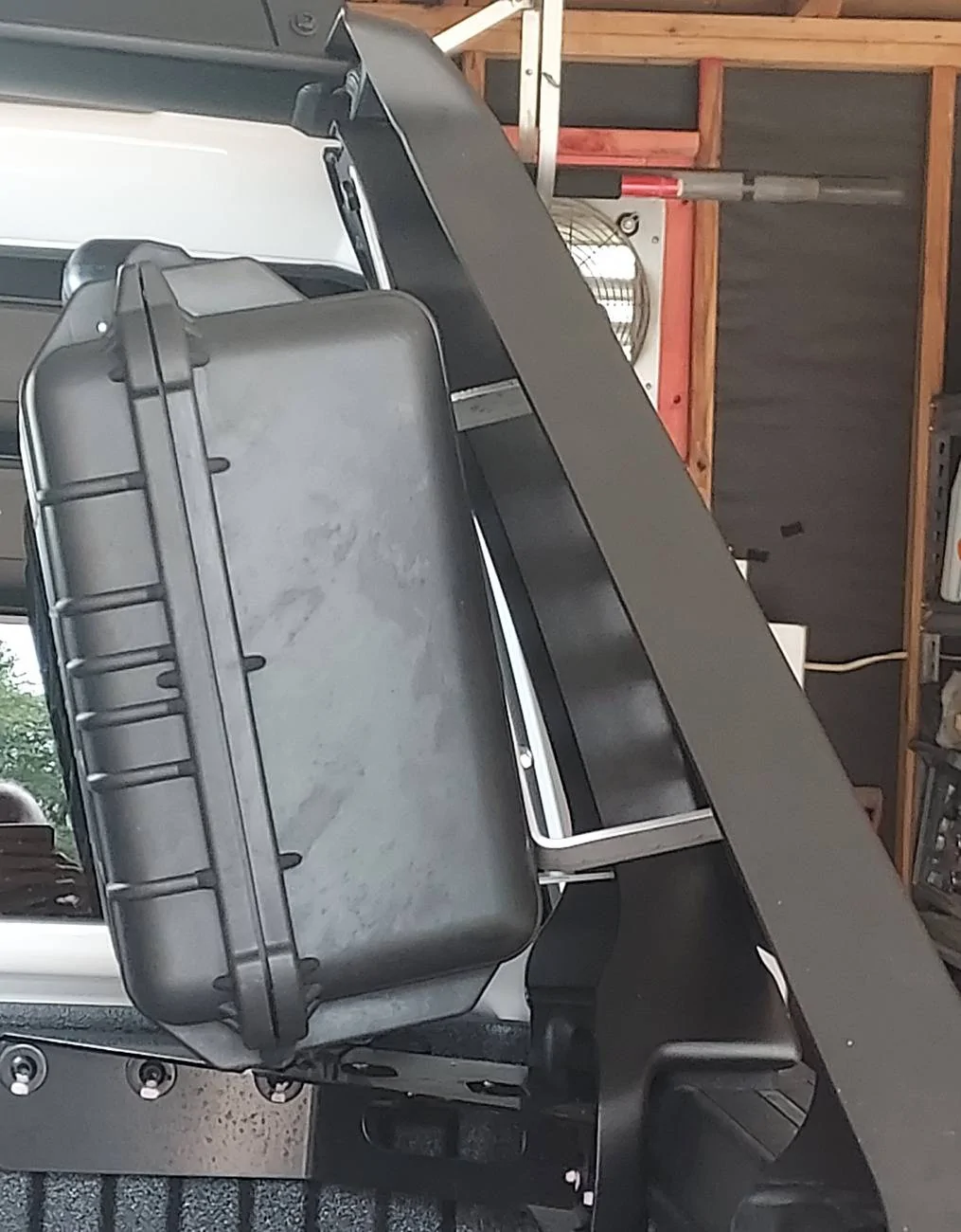 2024 Tacoma Installed extra storage in Trailhunter 20250713_164943