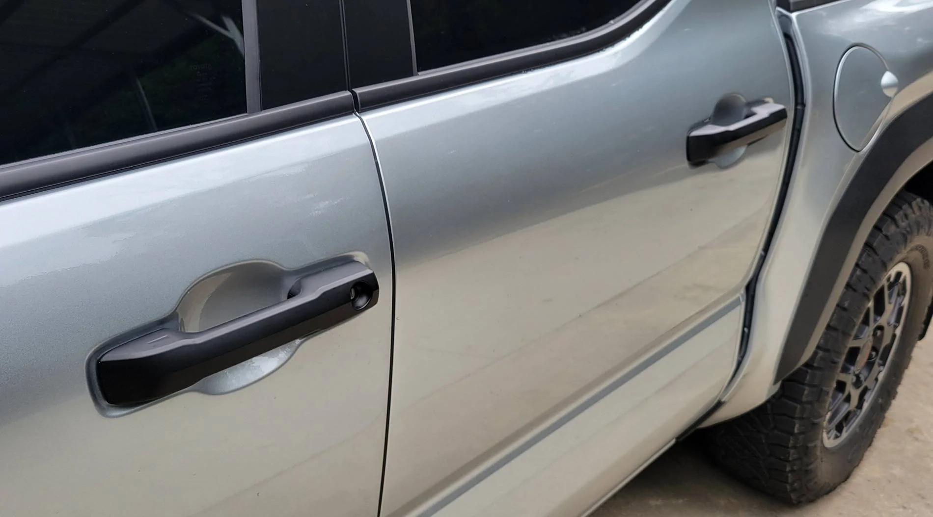 2024 Tacoma New style door handles spotted on 2025 Tacoma TRD Off-Road 20250719_102752