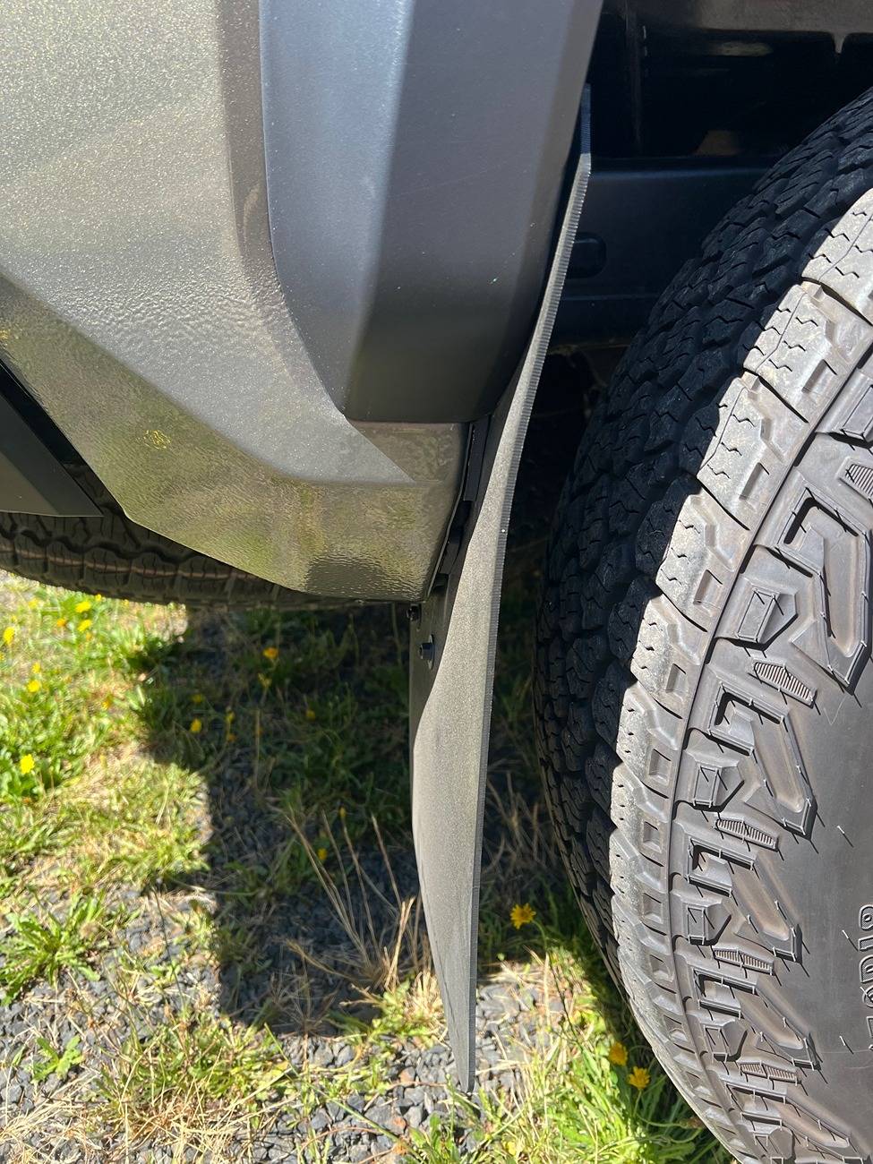 2024 Tacoma Rally Armor mud flaps and SXTH Elements bed step bracket for TH image1 (5)