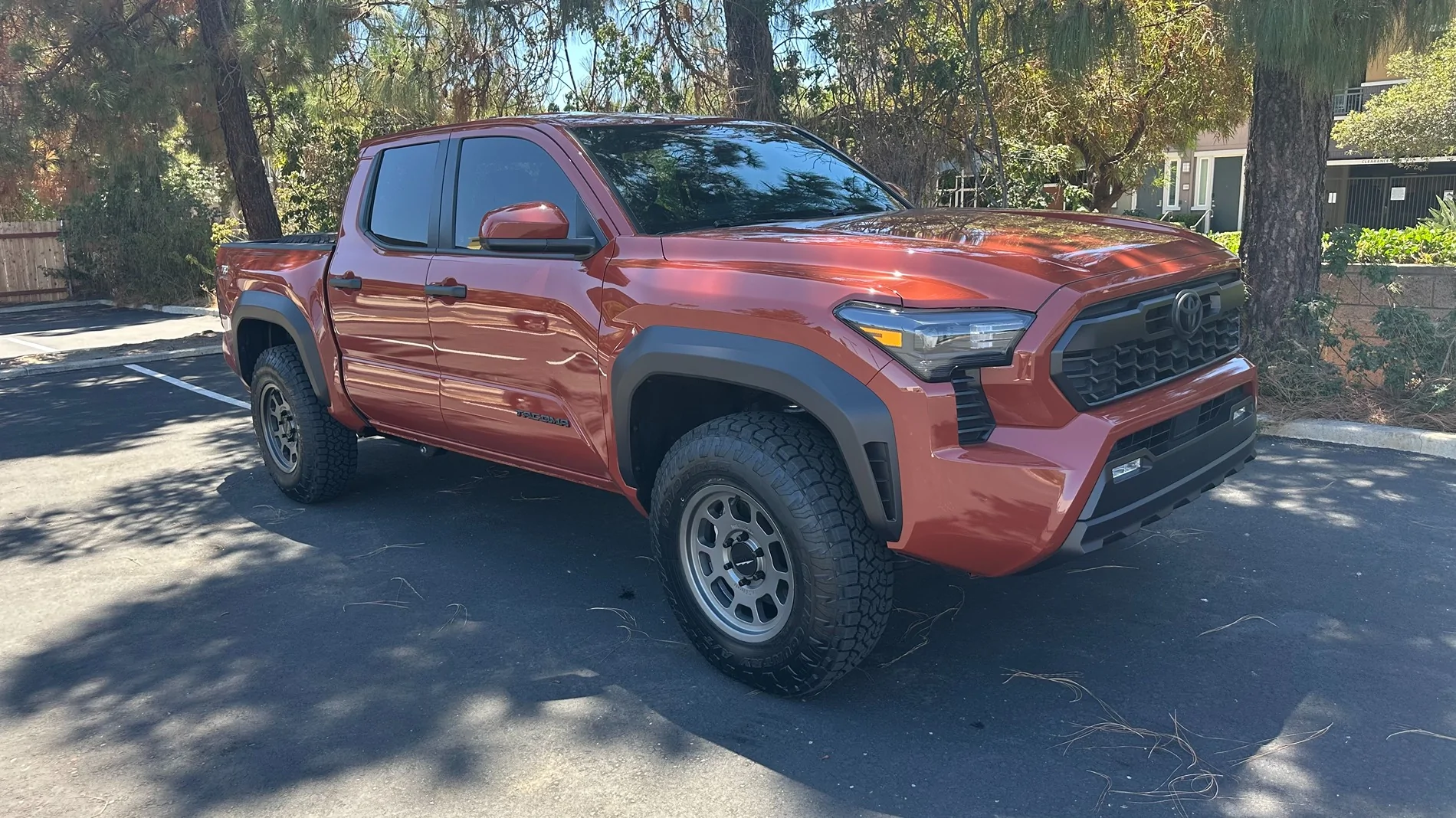 2024 Tacoma Rutsy's Terra Off Road with Pizza Cutters - Toyo Open Country 255/80/17 with Method 705 +35 in Titanium IMG_1552