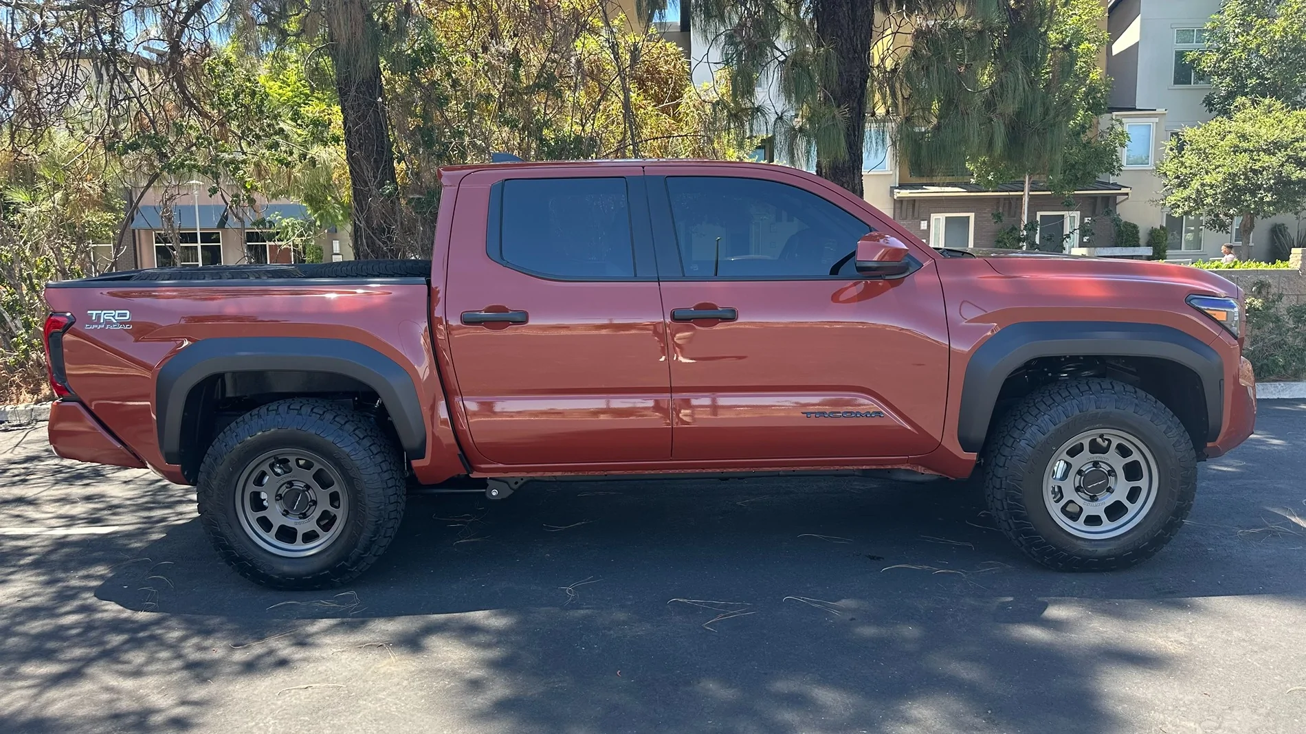2024 Tacoma Rutsy's Terra Off Road with Pizza Cutters - Toyo Open Country 255/80/17 with Method 705 +35 in Titanium IMG_1551
