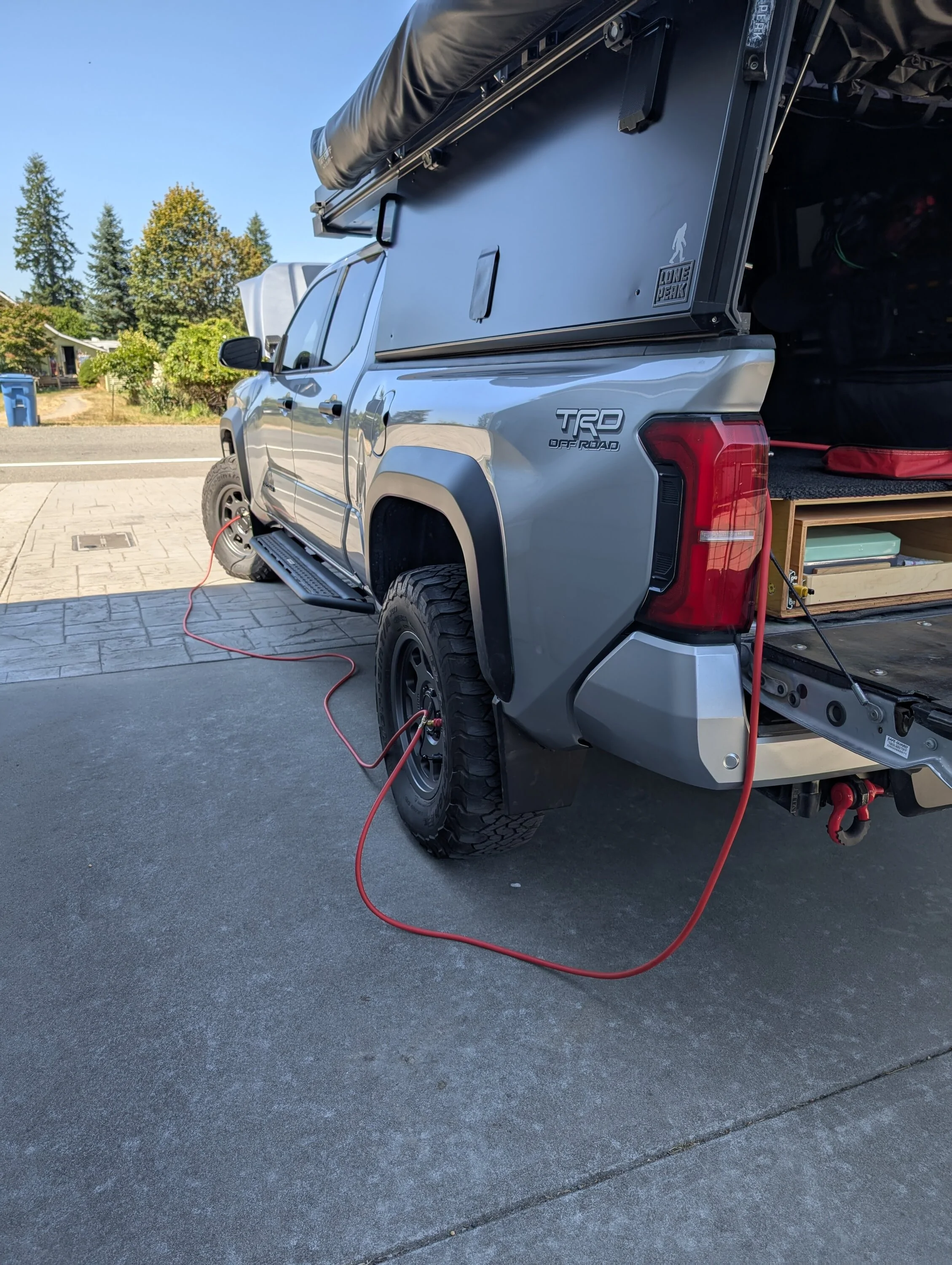 2024 Tacoma Large Dual Piston Air Compressor Install PXL_20250728_191710027