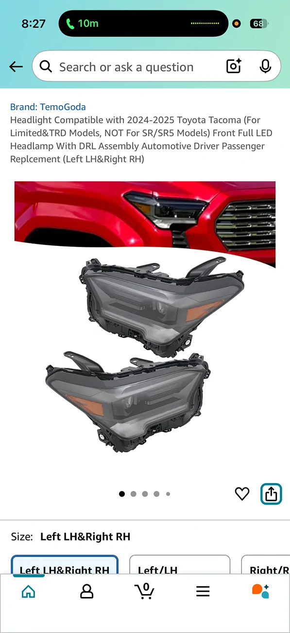 2024 Tacoma Amazon headlights - will these fit SR5? IMG_2786