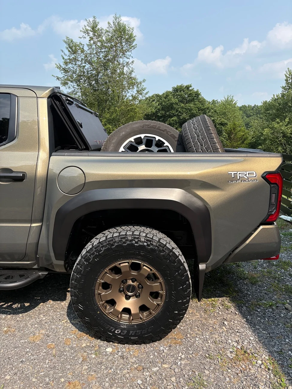 2024 Tacoma New tires & wheels installed: Trailhunter wheels on 295/70/18 Toyo Open Country IMG_2591