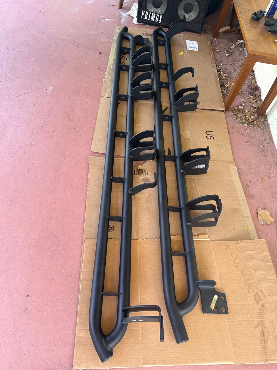 2024 Tacoma Taco 4th gen OEM rock sliders long bed IMG_5509