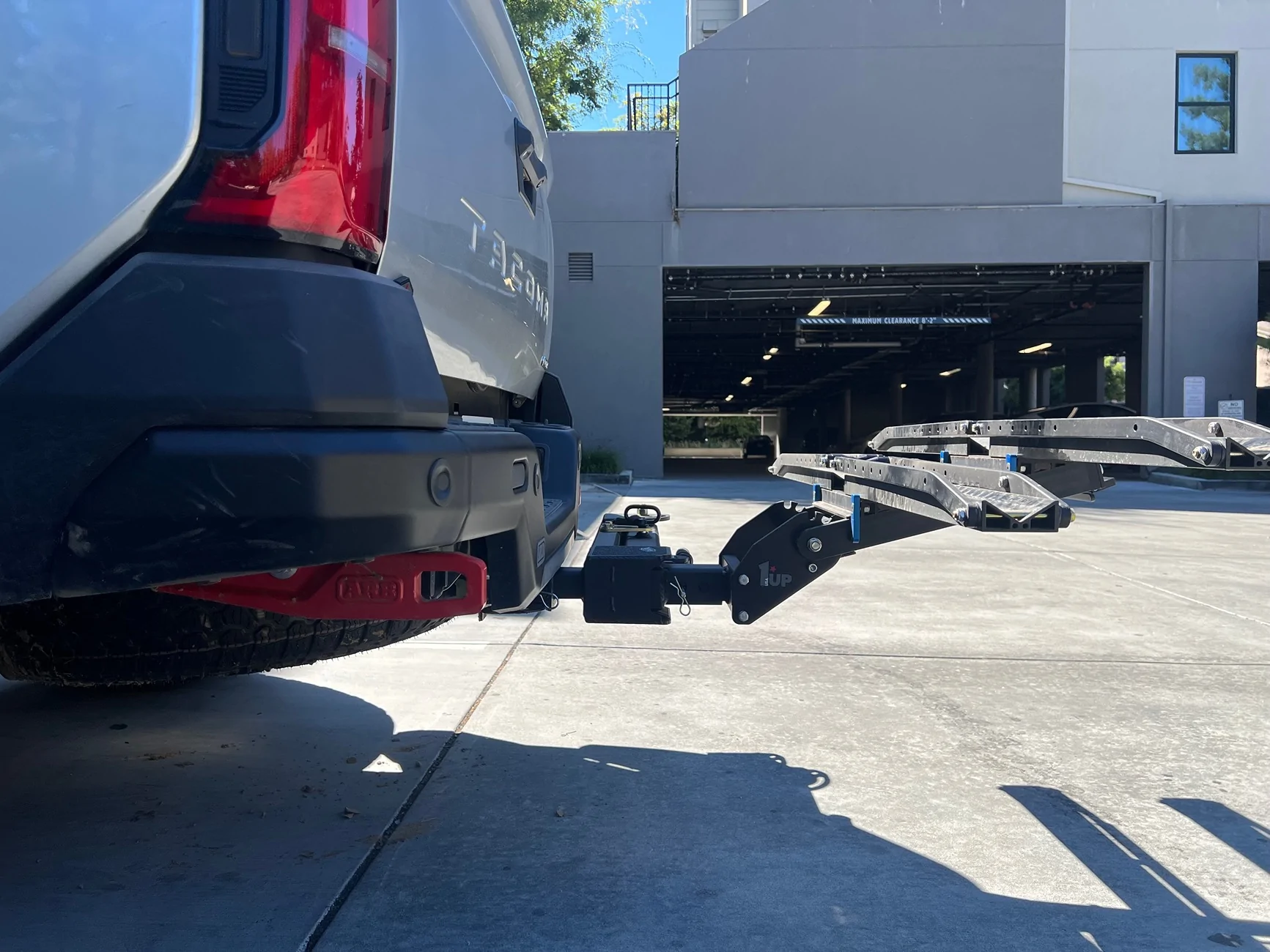 2024 Tacoma RIGd RambleSwing installed. RIP departure angle. IMG_3238