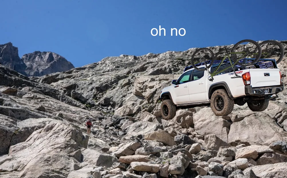 2024 Tacoma RIGd RambleSwing installed. RIP departure angle. 1755572530121-