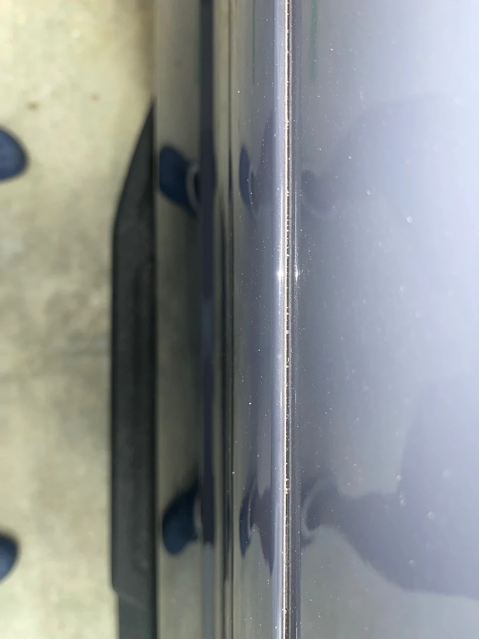 2024 Tacoma Body side molding issues poorly attached IMG_1066