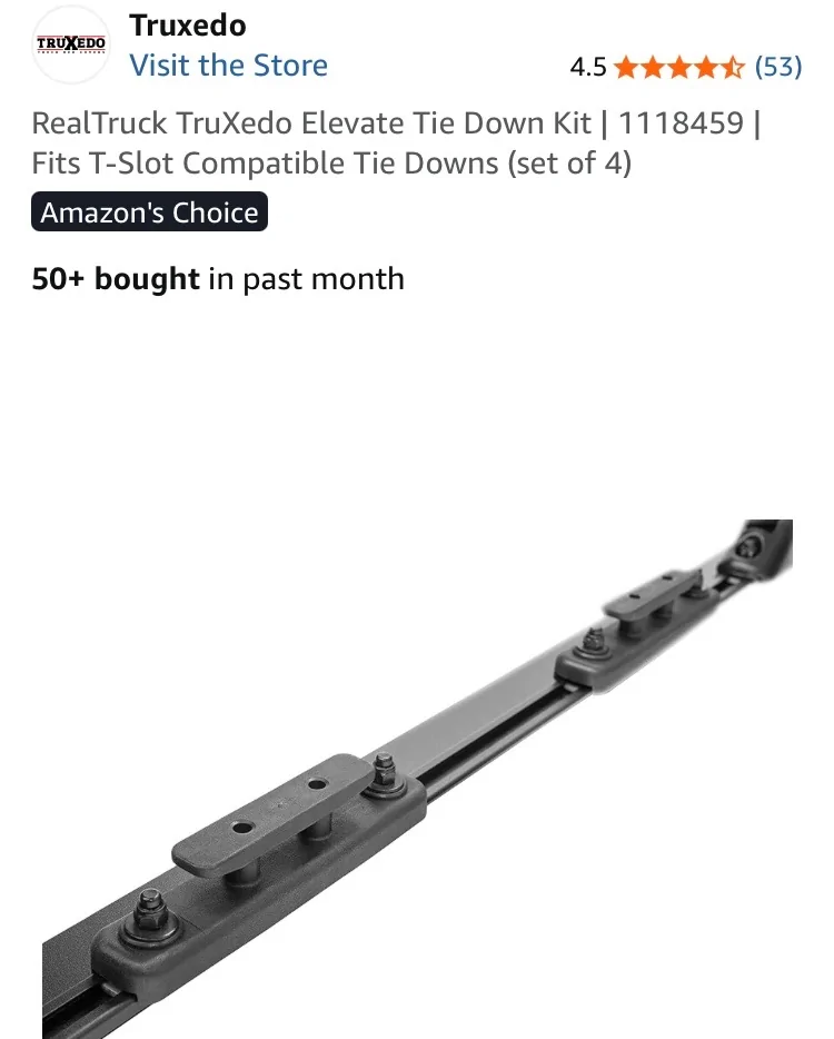 2024 Tacoma Bed Rail Tie-down Points trxtds