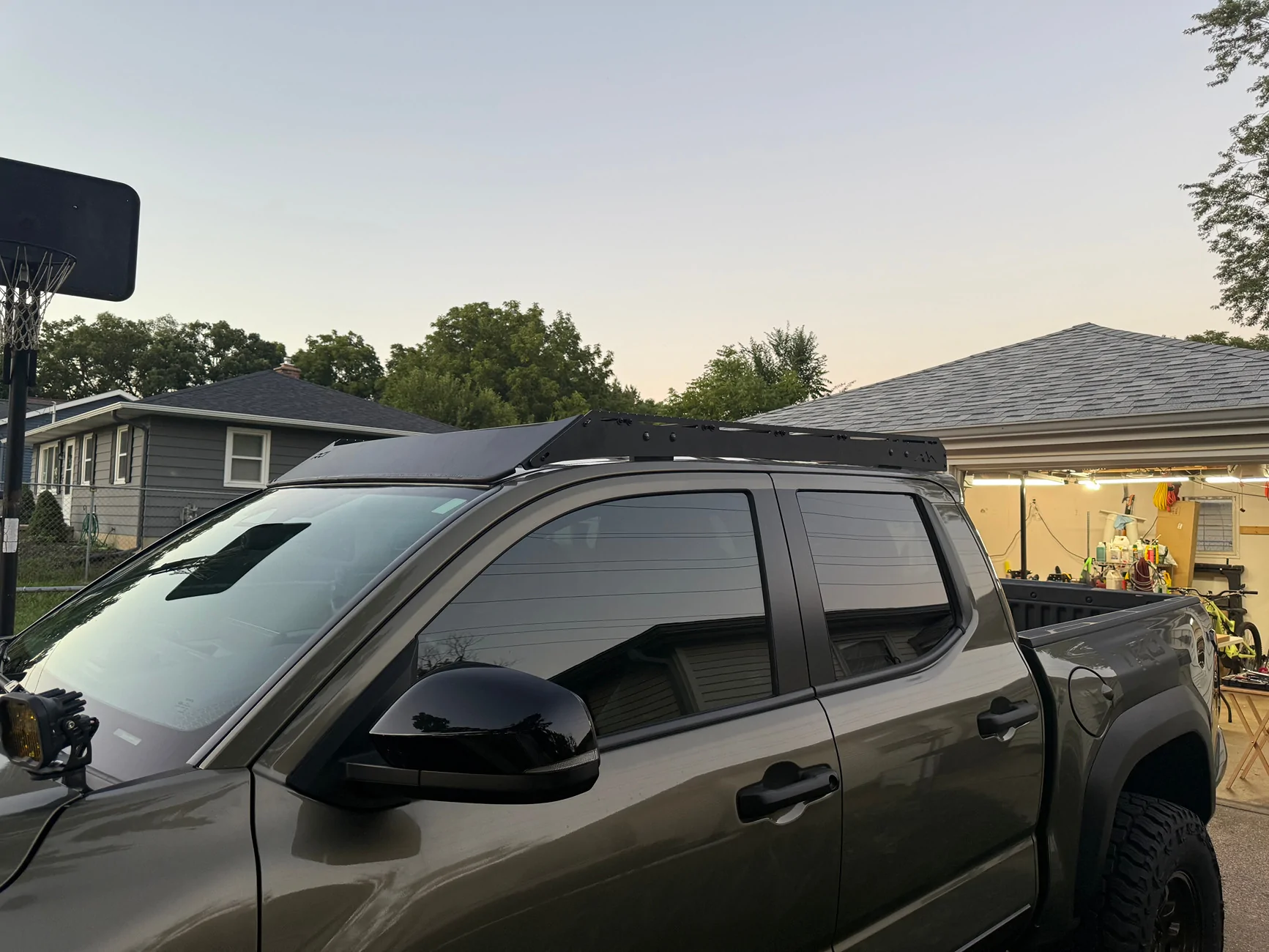 2024 Tacoma RCI Roof Rack installed w/ Diode Dynamics 42" inch light bar. 2025-08-21 20.39.43
