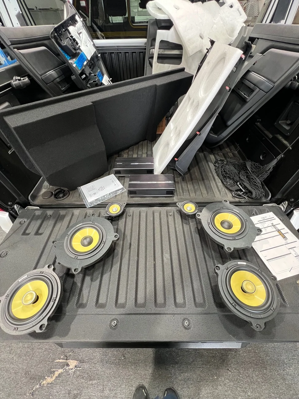 2024 Tacoma Trail Grid Pro introduces full speaker stereo / audio system upgrade kit IMG_1356