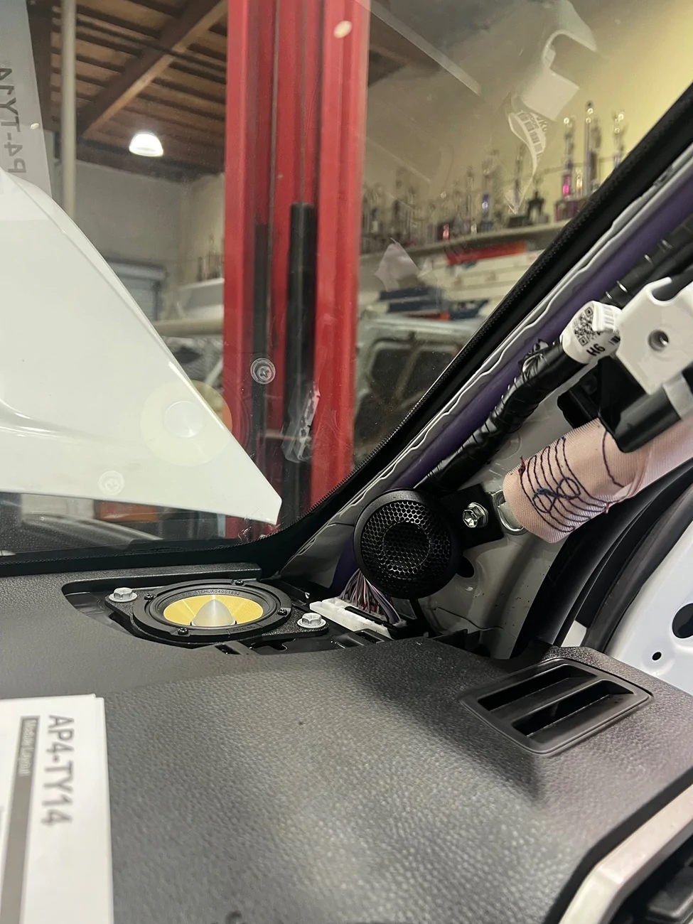 2024 Tacoma Trail Grid Pro introduces full speaker stereo / audio system upgrade kit IMG_1365