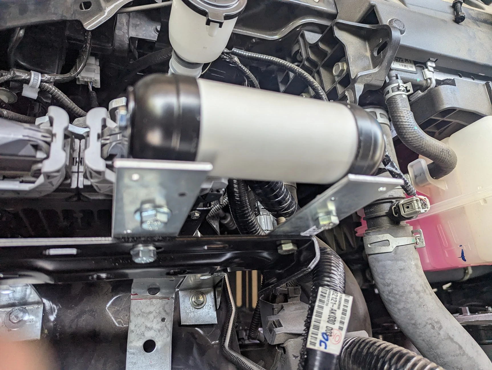 2024 Tacoma ARB dual brushless compressor DIY underhood mount on 2025 SR5 Tacoma PXL_20250828_191416116