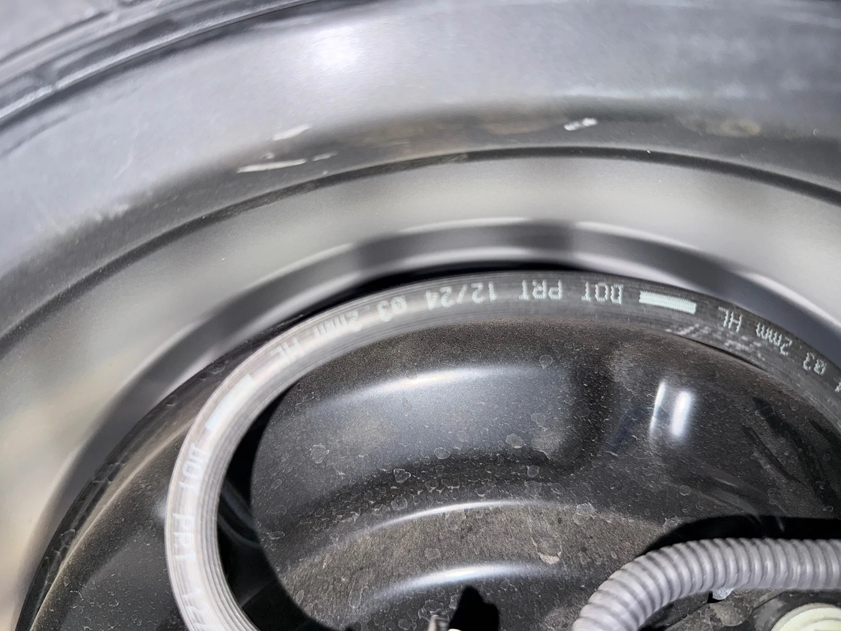 2024 Tacoma Hybrid Tacoma Brake lines 17” wheels. IMG_1317