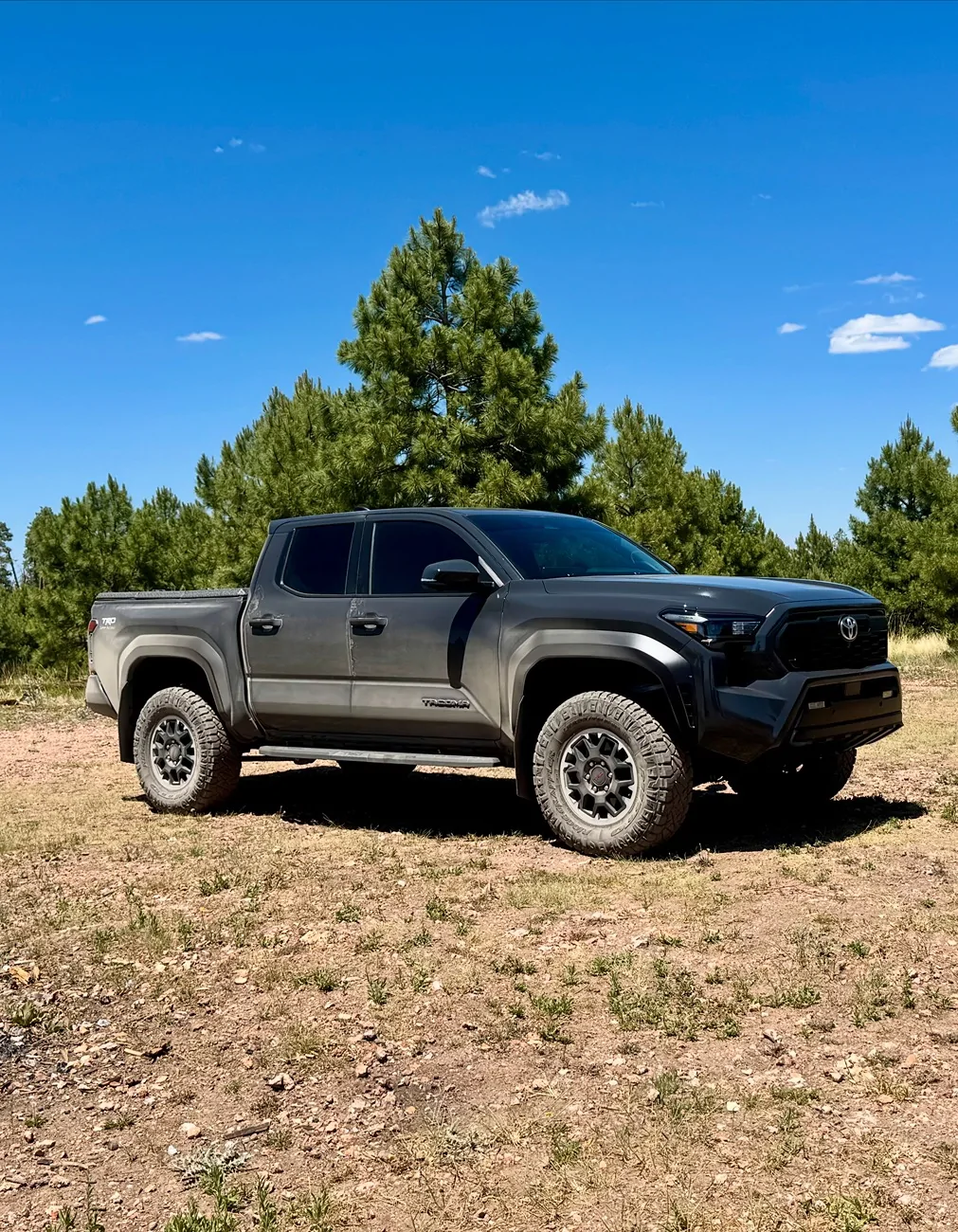 2024 Tacoma Smallest tire for a 2.5” factory lift. EDF849CD-0B8E-4639-9640-A3B4C3C080C0
