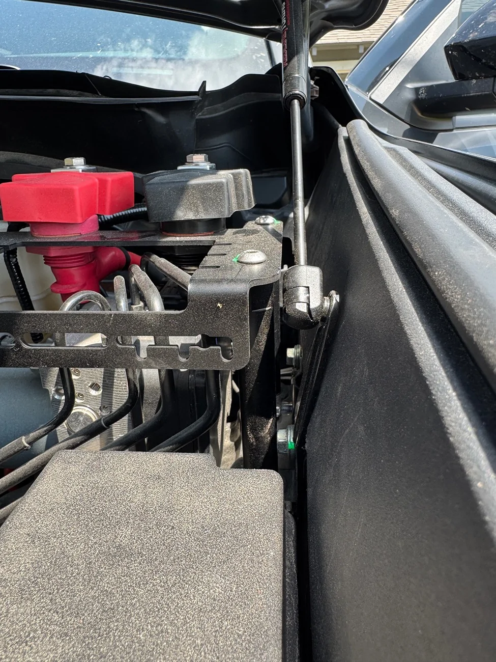 2024 Tacoma SDHQ Built Power Solution - relocated power from battery to under hood (for my winch hook up) IMG_0234