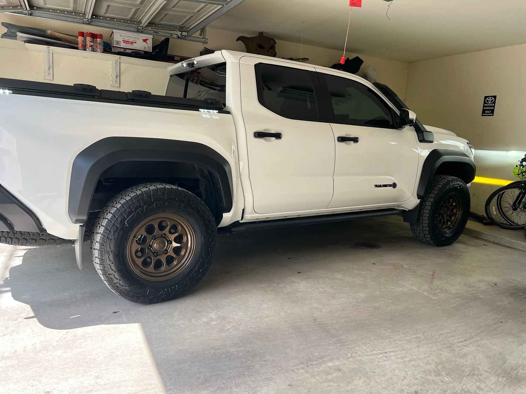 2024 Tacoma Smallest tire for a 2.5” factory lift. IMG_6691