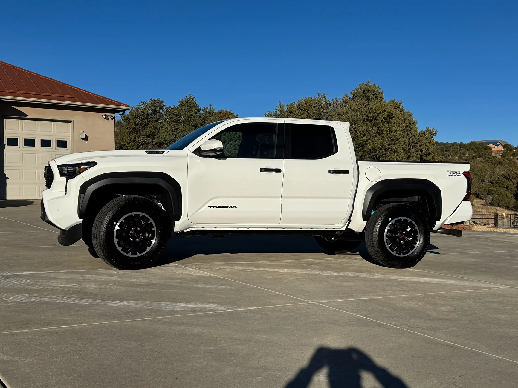 2024 Tacoma Fox 2.5 Performance Elite Coil Overs with Ark Splash Guards installed IMG_1495