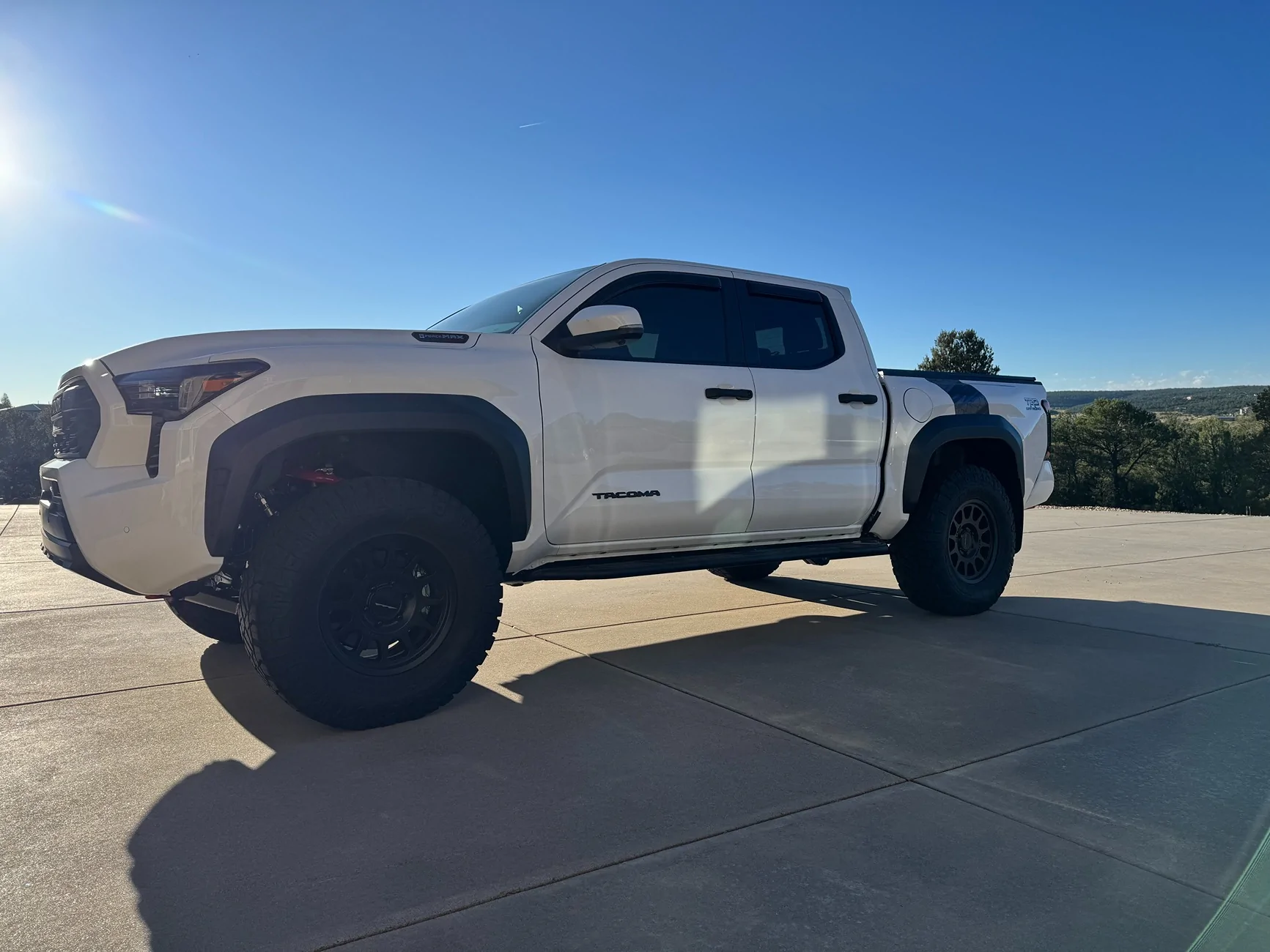 2024 Tacoma Fox 2.5 Performance Elite Coil Overs with Ark Splash Guards installed IMG_2342
