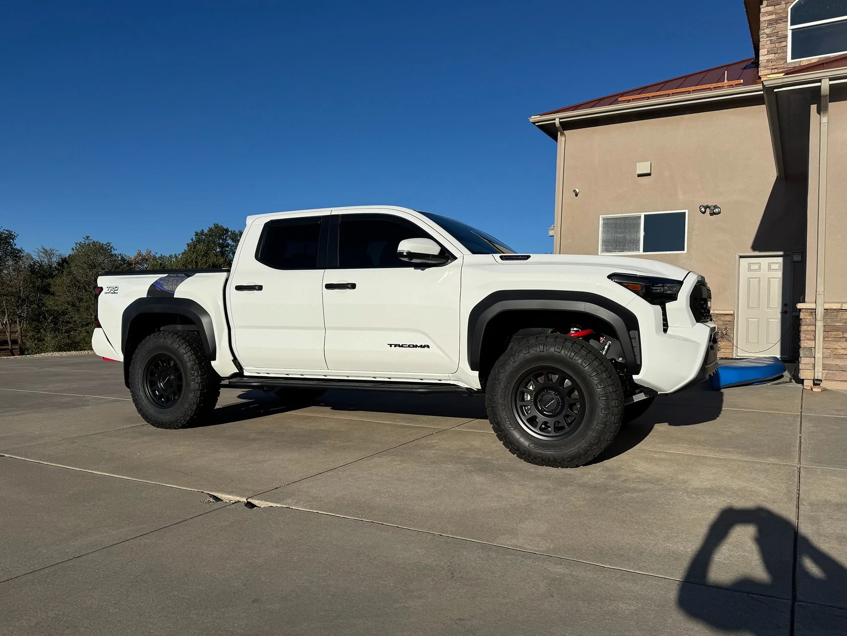 2024 Tacoma Fox 2.5 Performance Elite Coil Overs with Ark Splash Guards installed IMG_2343