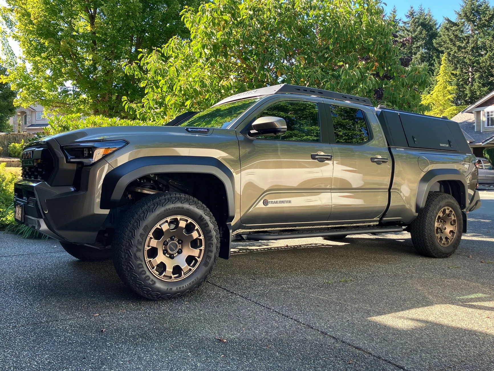 2024 Tacoma Ark TriXpoly Mudflaps Installed on Trailhunter OEM_SF