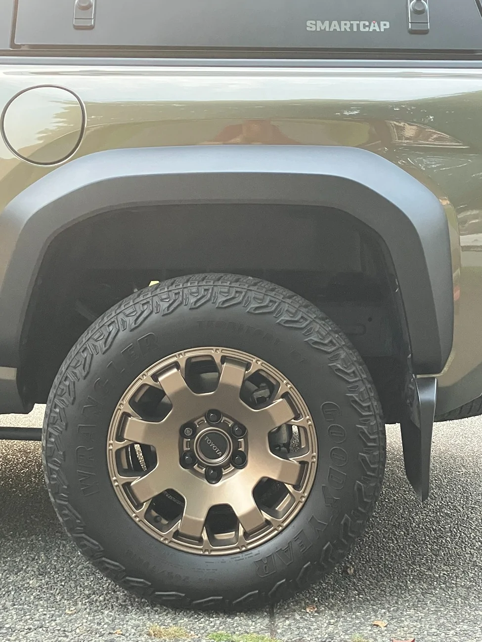 2024 Tacoma Ark TriXpoly Mudflaps Installed on Trailhunter OEM_RS