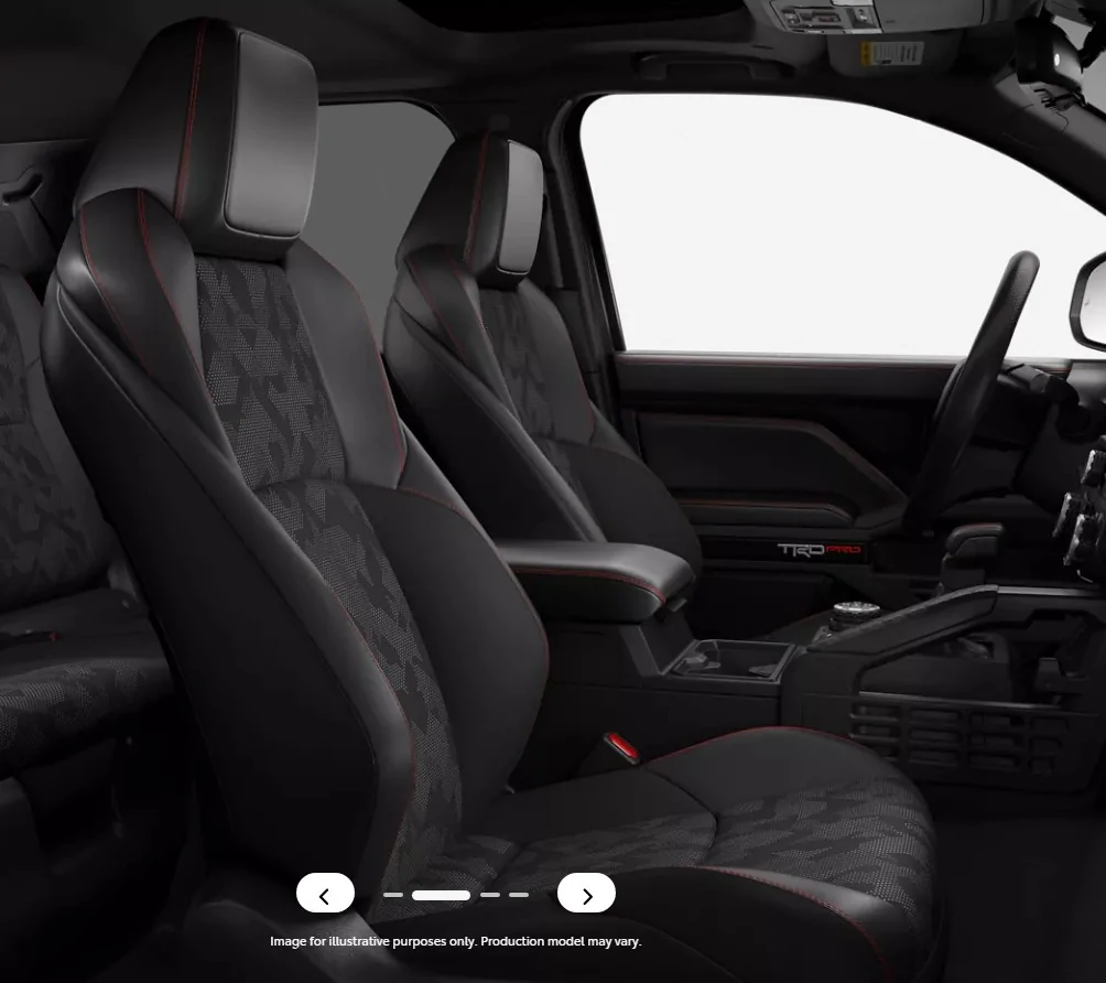 2024 Tacoma 2024 TRD Pro Isodynamic Seats (Trade) ScreenHunter 2162