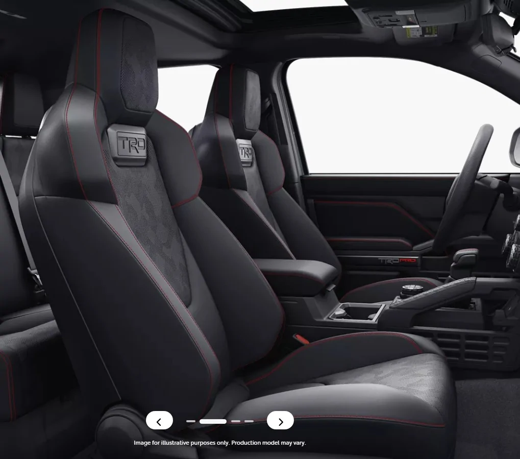 2024 Tacoma 2024 TRD Pro Isodynamic Seats (Trade) ScreenHunter 2163