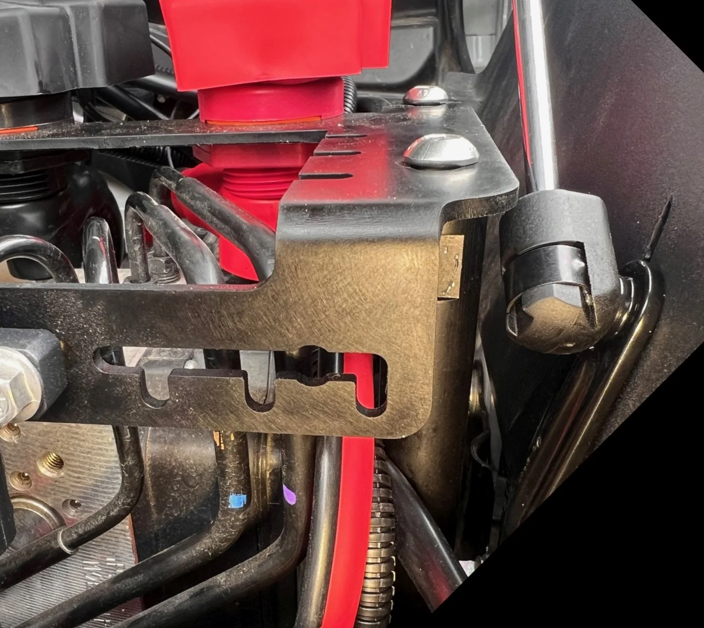 2024 Tacoma SDHQ Built Power Solution - relocated power from battery to under hood (for my winch hook up) post installed