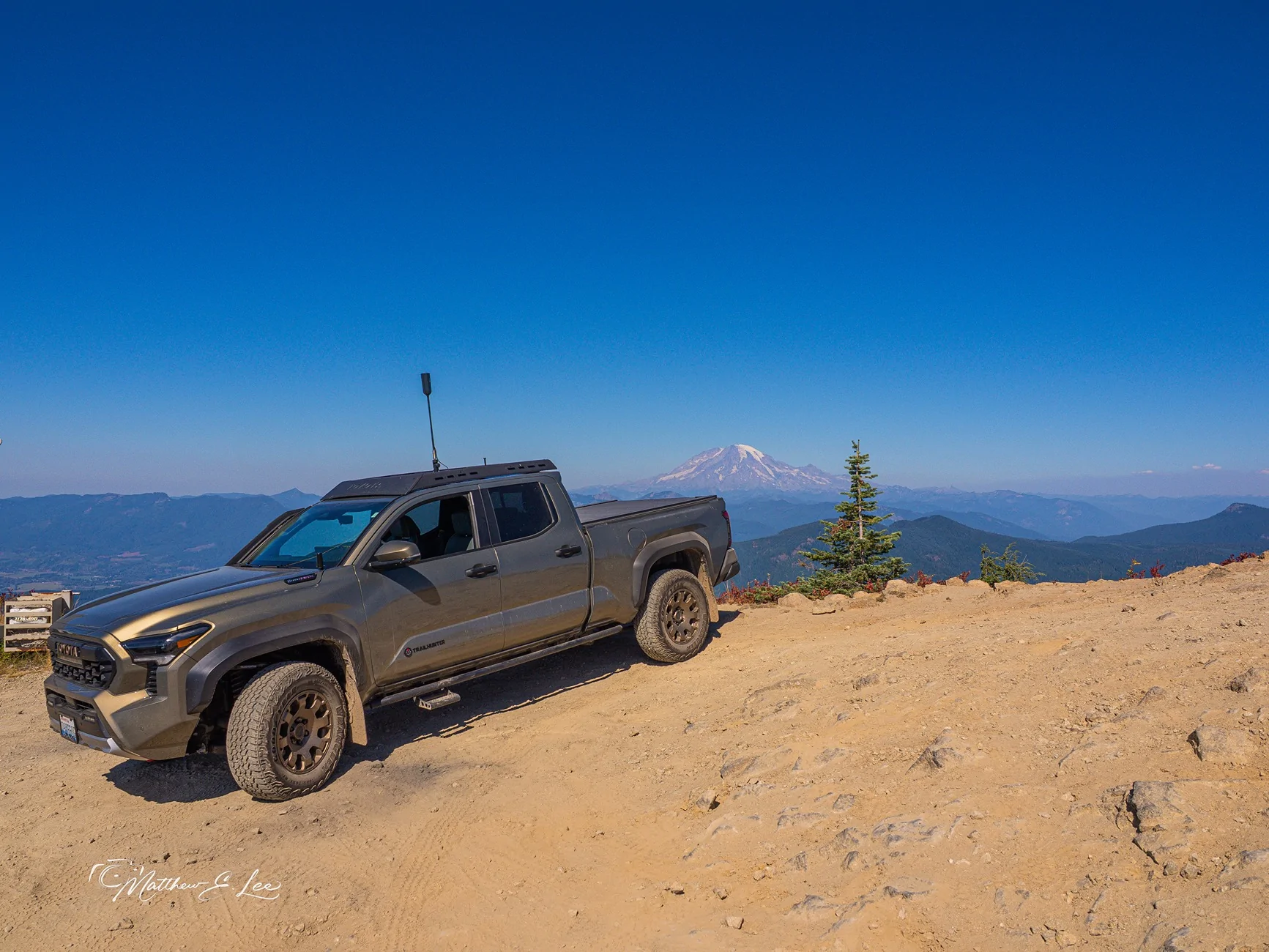 2024 Tacoma My Tacoma in front of Mt Rainier AKA Mt Tacoma P9179467